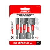 Diablo DNTSL-S5 2-9/16" Magnetic Nut Driver Assorted Pack (5-Piece)